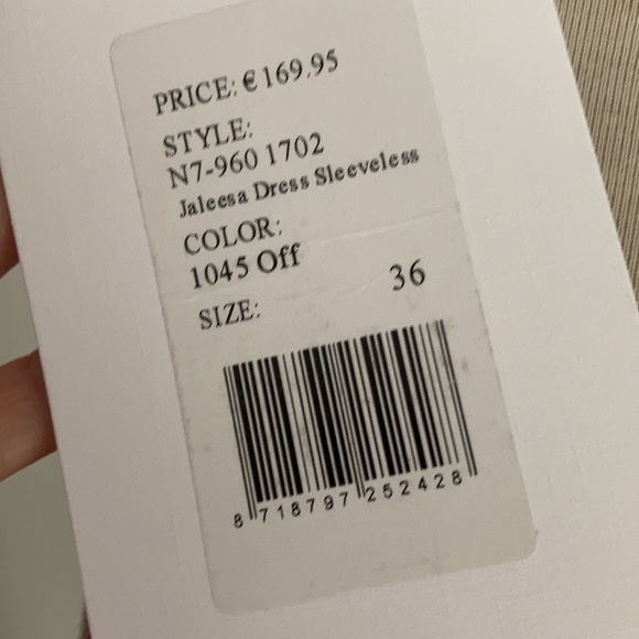 NWT Dutch label NIKKIE pencil dress with rear full length zipper SIZE 8-10 - Picture 9 of 10